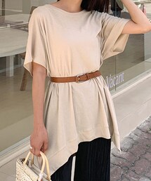 DHOLIC | ルーズアンバランスTシャツ(Tシャツ/カットソー)