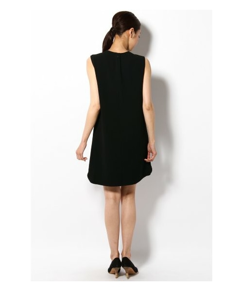 ドゥーズィエムクラス ブラック ワンピース SHEERRING ロング