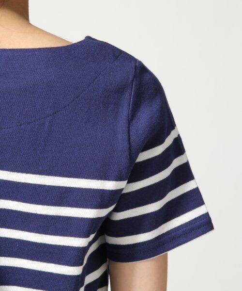 LOWRYS FARM（ローリーズファーム）の「マリンボーダープルオーバーショートスリーブ（トップス・レディース・オフ/グレー/グリーン/ネイビー・Ｍ/Ｌ）」の10枚目の写真