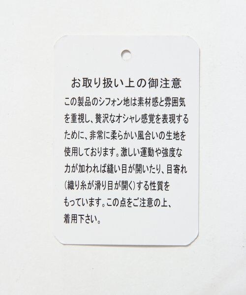 JEANASIS（ジーナシス）の「シアーチェックTEE（トップス・レディース・オフホワイト/ブラック・FREE）」の9枚目の写真