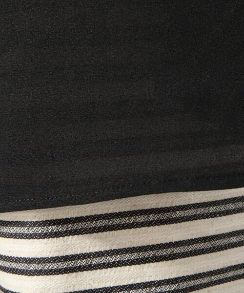 Heather（ヘザー）の「カタアキラッフルチュニック２（トップス・レディース・ホワイト/ブラック/イエロー・Ｆ）」の11枚目の写真