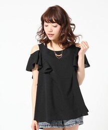 Heather | カタアキラッフルチュニック２(トップス)