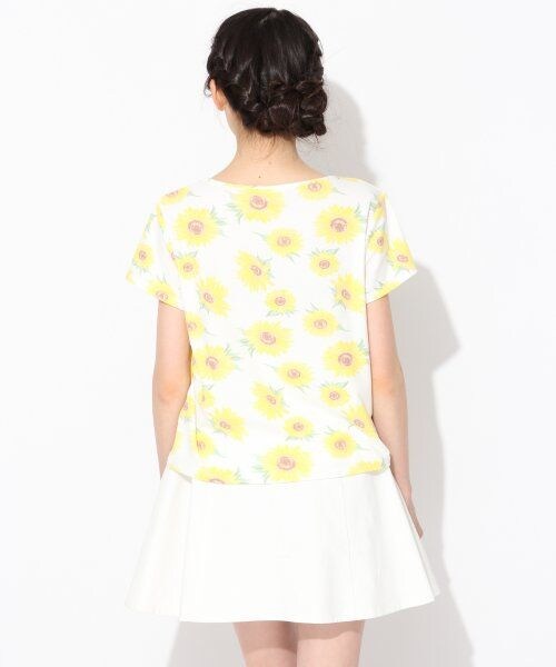 repipi armario（レピピ アルマリオ）の「ヒマワリロゴトップス（トップス・レディース・ホワイト/ピンク/ブルー・ＸＳ/Ｍ）」の5枚目の写真