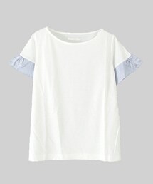 URBAN RESEARCH DOORS | 袖ストライプカットソー(トップス)