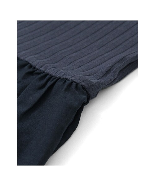 KBF（ケイビーエフ）の「ペプラムベアトップ（トップス・レディース・GRY×WHT/BLK×CRM/NVY×NVY・one）」の8枚目の写真