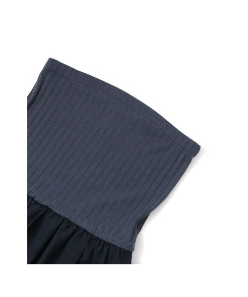 KBF（ケイビーエフ）の「ペプラムベアトップ（トップス・レディース・GRY×WHT/BLK×CRM/NVY×NVY・one）」の7枚目の写真