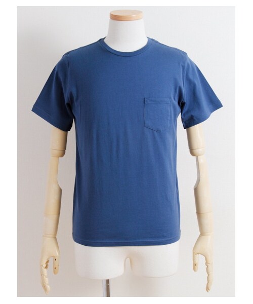 SEVENDAYS=SUNDAY(セブンデイズサンデイ)の「《メンズ》 ・60/2スーピマ クルーネック半袖ポケットTee(カットソー・メンズ・オフホワイト/ブラック/ダークベージュ/カーキ/オリーブ/ネイビー/ダークネイビー・S/M/L)」の6枚目の写真