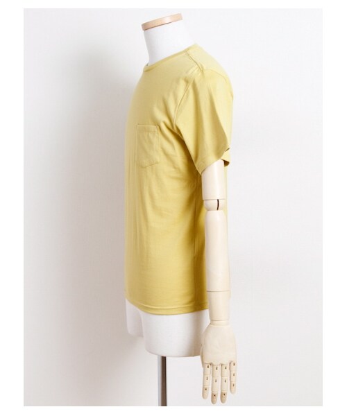 SEVENDAYS=SUNDAY(セブンデイズサンデイ)の「《メンズ》 ・60/2スーピマ クルーネック半袖ポケットTee(カットソー・メンズ・オフホワイト/ブラック/ダークベージュ/カーキ/オリーブ/ネイビー/ダークネイビー・S/M/L)」の10枚目の写真