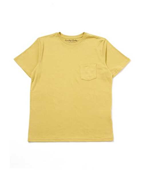 SEVENDAYS=SUNDAY(セブンデイズサンデイ)の「《メンズ》 ・60/2スーピマ クルーネック半袖ポケットTee(カットソー・メンズ・オフホワイト/ブラック/ダークベージュ/カーキ/オリーブ/ネイビー/ダークネイビー・S/M/L)」の8枚目の写真
