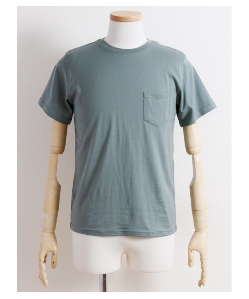 SEVENDAYS=SUNDAY(セブンデイズサンデイ)の「《メンズ》 ・60/2スーピマ クルーネック半袖ポケットTee(カットソー・メンズ・オフホワイト/ブラック/ダークベージュ/カーキ/オリーブ/ネイビー/ダークネイビー・S/M/L)」の4枚目の写真