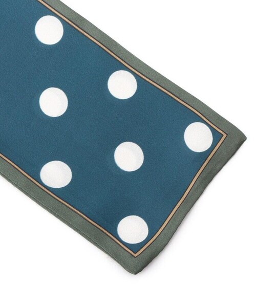 OZOC（オゾック）の「ナロースカーフ（その他・レディース・ブラック(019)/ダークグリーン(023)/ブラウン(042)/ベージュ(052)/無地グレー(012)/無地ブラウン(043)/レオパード柄(143)/パイソン柄(153)・00）」の10枚目の写真