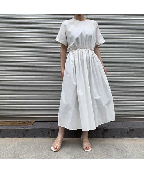 no brand（ノーブランド）の「back open ribbon OP【white 】（ワンピース・レディース・その他）」の3枚目の写真