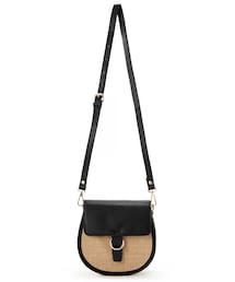 GRL | バイカラー異素材ショルダーバッグ(ショルダーバッグ)