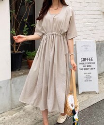 DHOLIC | ストライプフレアワンピース(ワンピース)