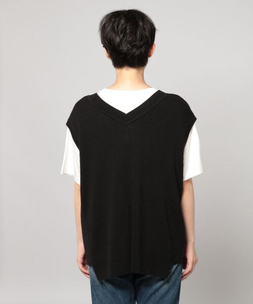 PAGEBOY（ページボーイ）の「【WEB先行予約】サイドスナップベスト（トップス・レディース・ホワイト/ブラック/ダークブラウン・F）」の13枚目の写真