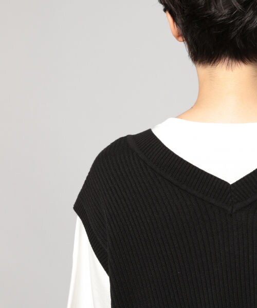 PAGEBOY（ページボーイ）の「【WEB先行予約】サイドスナップベスト（トップス・レディース・ホワイト/ブラック/ダークブラウン・F）」の17枚目の写真