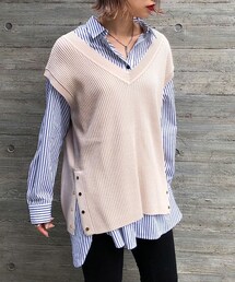 PAGEBOY | サイドスナップベスト(トップス)