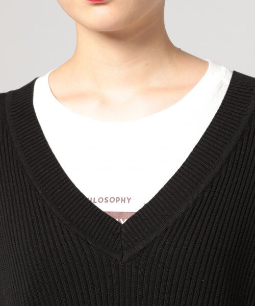 PAGEBOY（ページボーイ）の「【WEB先行予約】サイドスナップベスト（トップス・レディース・ホワイト/ブラック/ダークブラウン・F）」の14枚目の写真