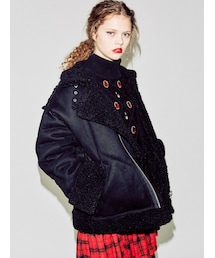 jouetie | リバーシブルフェイクムートンジャケット(ジャケット/アウター)