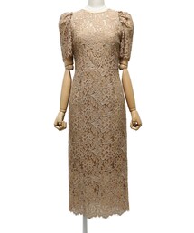 CELFORD | CELFORD（セルフォード）  コードレースタイトワンピース(ドレス)