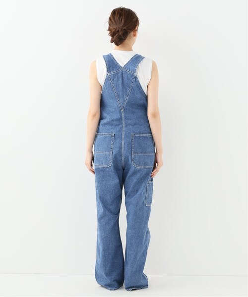 HOLIDAY spick&span 別注 ビッグ デニム オーバーオール 1 美品□Spick & Span HOLIDAY ビッグデニムオーバーオール BIG DENIM