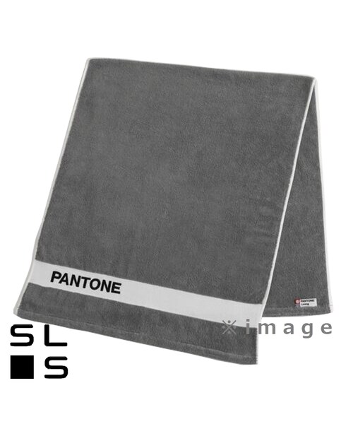 PANTONE パントン バスタオル グレー 120×50cm コットン製 今治タオル製 日本製
