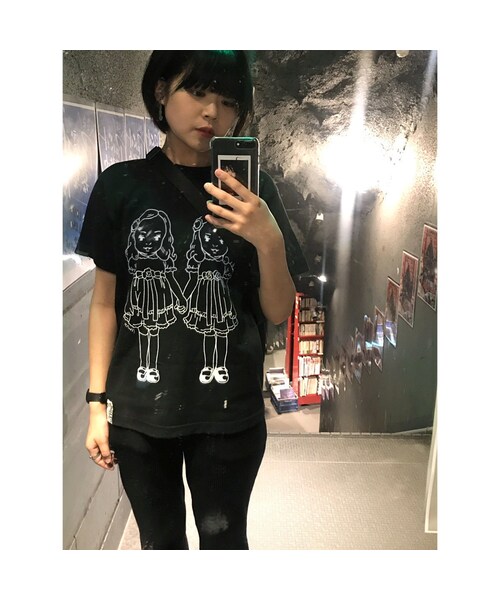JETLINK（ジェットリンク）の「THE OVERLOOK TWINS T-SHIRTS/Sumi Black（Tシャツ/カットソー・メンズ・その他）」の5枚目の写真