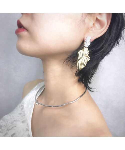 no brand(ノーブランド)の「COLLENTE original variety pierce Silver&Gold(ピアス(両耳用)・レディース・その他)」の2枚目の写真