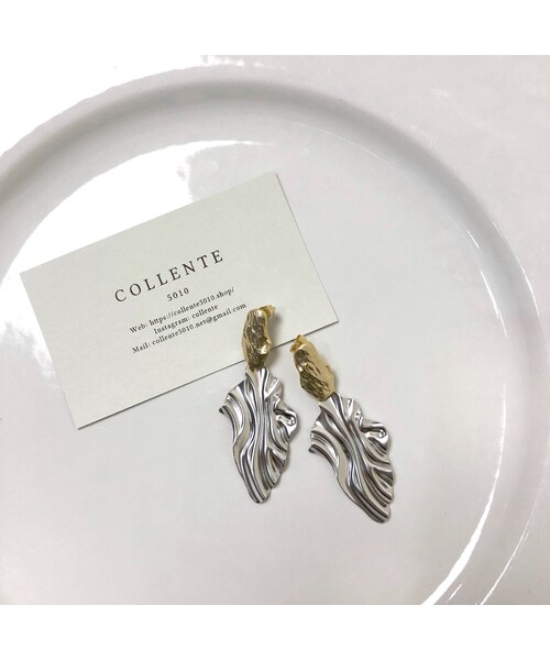 no brand(ノーブランド)の「COLLENTE original variety pierce Silver&Gold(ピアス(両耳用)・レディース・その他)」の7枚目の写真