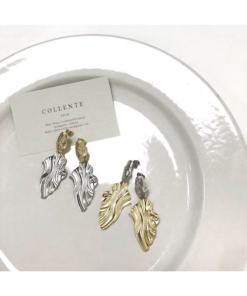 no brand(ノーブランド)の「COLLENTE original variety pierce Silver&Gold(ピアス(両耳用)・レディース・その他)」の1枚目の写真