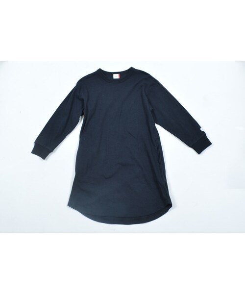 cache cache(カシュ カシュ)の「FOV PLAIN L/S ワンピース(ブラック)(ワンピース・キッズ・その他)」の1枚目の写真