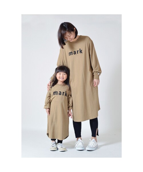 cache cache（カシュ カシュ）の「FOV   mark  L/S　ワンピース（ブラック）（ワンピース・キッズ・その他）」の3枚目の写真