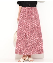 VIS | 単色花柄ナローシルエットスカート(スカート)