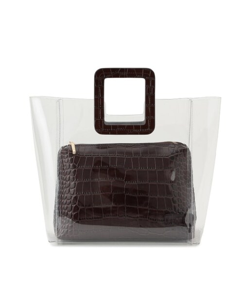 ADAM ET ROPE'(アダムエロペ)の「【STAUD 】 SHIRLEY (バッグ)(バッグ・レディース・ダークブラウン・M)」の1枚目の写真