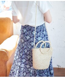 ROPE' PICNIC | ラフィアバスケットM(バッグ)