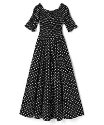 GRL | ドットオフショルワンピース(ワンピース)