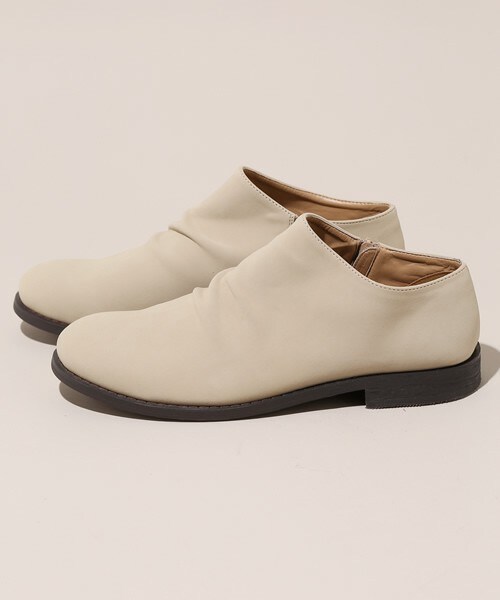 DETAILS（ディテールズ）の「DETAILS/ドレープzip SW ブース二（ドレスシューズ・メンズ・ブラック/ベージュ/ネイビー・SMALL/MEDIUM/LARGE）」の6枚目の写真