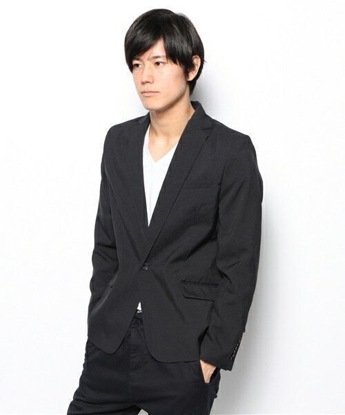 DETAILS(ディテールズ)の「DETAILS/BASICテーラードJK(テーラードジャケット・メンズ・ブラック/ネイビー・SMALL/MEDIUM/LARGE)」の2枚目の写真