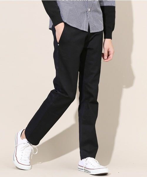 DETAILS（ディテールズ）の「DETAILS/バイカラースキニーデニム（デニムパンツ・メンズ・ブラック/インディゴブルー・SMALL/MEDIUM）」の3枚目の写真