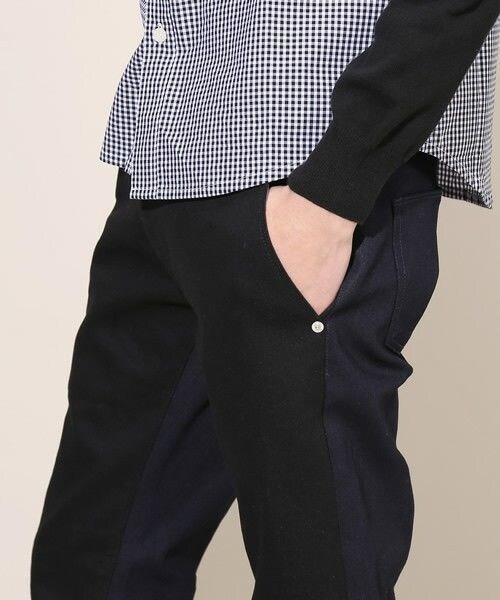DETAILS（ディテールズ）の「DETAILS/バイカラースキニーデニム（デニムパンツ・メンズ・ブラック/インディゴブルー・SMALL/MEDIUM）」の7枚目の写真