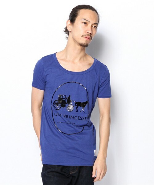 DETAILS(ディテールズ)の「DETAILS/グラフィックTEE/ブラック泊P(Tシャツ/カットソー・メンズ・ブラック×ホワイト/ブルー・SMALL/MEDIUM/LARGE)」の12枚目の写真