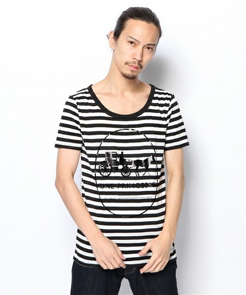 DETAILS(ディテールズ)の「DETAILS/グラフィックTEE/ブラック泊P(Tシャツ/カットソー・メンズ・ブラック×ホワイト/ブルー・SMALL/MEDIUM/LARGE)」の11枚目の写真