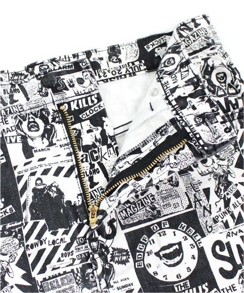 RNA（アールエヌエー）の「フライヤー柄BOX スカート（スカート・レディース・オフホワイト/サックスブルー/ピンク・S/M）」の10枚目の写真