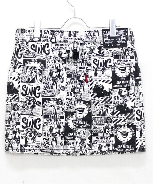 RNA（アールエヌエー）の「フライヤー柄BOX スカート（スカート・レディース・オフホワイト/サックスブルー/ピンク・S/M）」の9枚目の写真