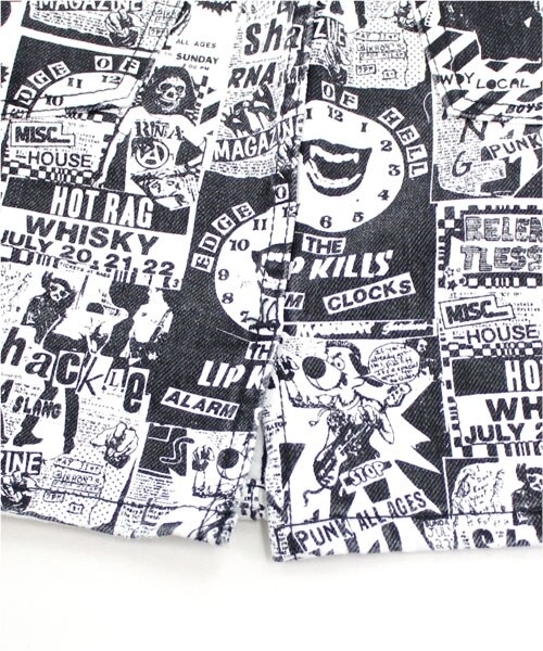 RNA（アールエヌエー）の「フライヤー柄BOX スカート（スカート・レディース・オフホワイト/サックスブルー/ピンク・S/M）」の13枚目の写真