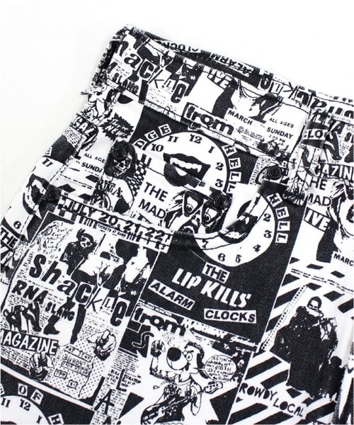 RNA（アールエヌエー）の「フライヤー柄BOX スカート（スカート・レディース・オフホワイト/サックスブルー/ピンク・S/M）」の12枚目の写真