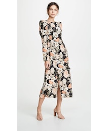 thurley vasette lace midi dress