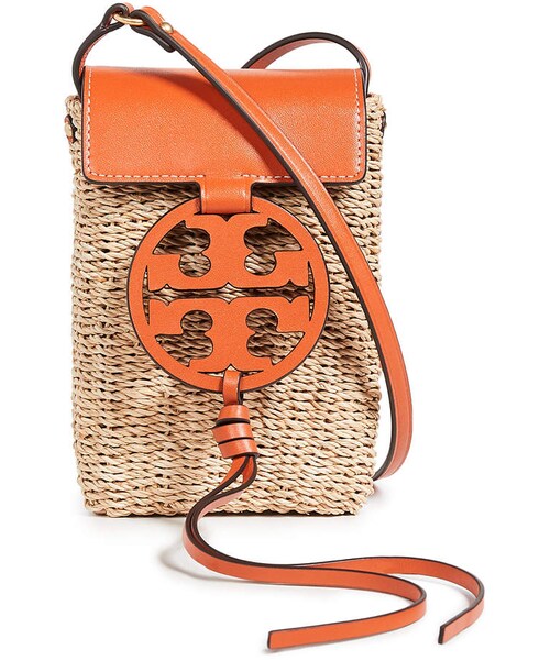 TORY BURCH（トリーバーチ）の「Tory Burch Miller Straw Phone Crossbody Bag（ショルダー