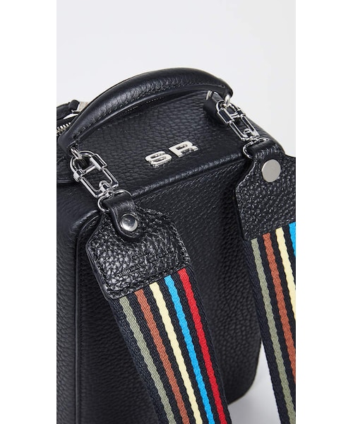 SONIA RYKIEL 立体 ステッチ デザイン コンパクト ショルダーバッグ