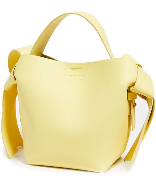Acne Studios（アクネストゥディオズ）の「Acne Studios Musubi Mini Bag（ショルダーバッグ・レディース・Yellow・One Size）」の4枚目の写真